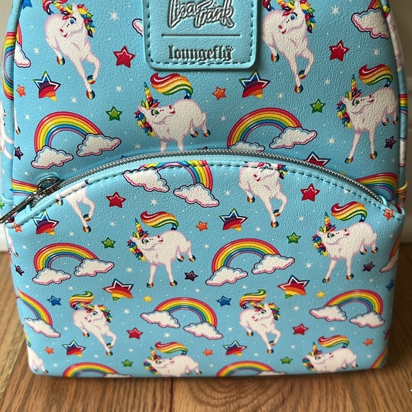 NEW Loungefly Lisa Frank Markie Allover Print Mini Backpack - Picture 6 of 11
